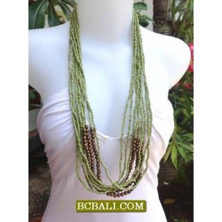 Fashion Beaded Necklace Multi Strand